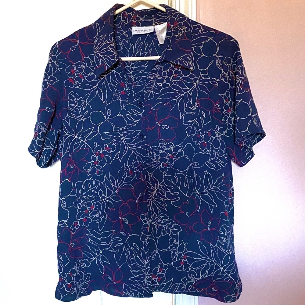Floral Button Up